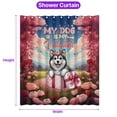 thumbnail image 5 of My Dog Is My Valentine Cute Alaskan Malamute in Gift Box Shower Curtain Alaska Mal Dog Lovers Gifts Waterproof Bathroom Bathtub Curtain - 3006, 5 of 5