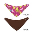 thumbnail image 6 of Kll Pink Green Avocado Dog Bandanas,Triangle Reversible Pet Scarf For Small Medium Large And Extra Large Dogs-Medium, 6 of 7