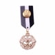 thumbnail image 5 of Broche de medalla a rayas con forma de ramillete, regalo único, accesorio de disfraz, joyería Estilo E, 5 of 9