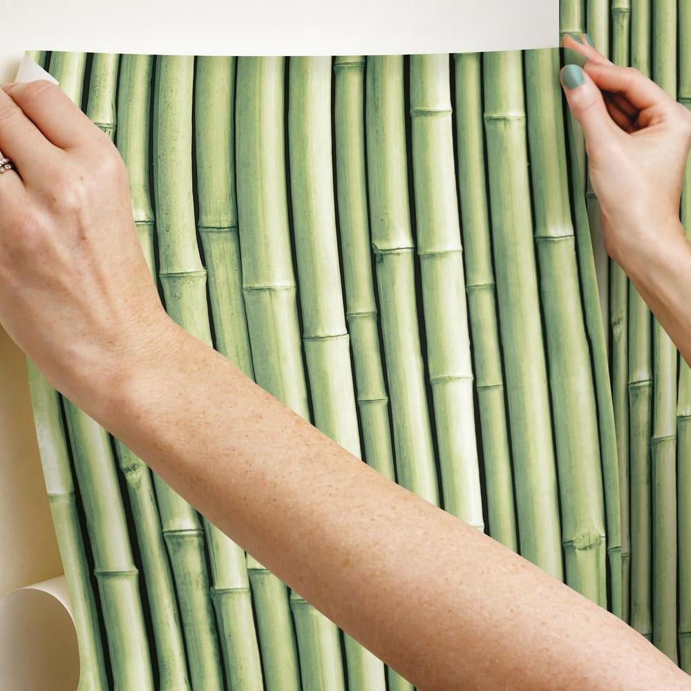 Bamboo Peel and Stick Wallpaper