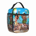 thumbnail image 2 of Moana Sac à Lunch Isotherme Grande Capacité Sac à Lunch Réutilisable pour Travail Bureau Pique-Nique, 2 of 6