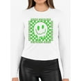 thumbnail image 3 of Keep Smiling Drip Face T-shirt Color Women's -SelectDesign Designs, 3 of 4