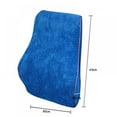 thumbnail image 2 of Promotion!Full Back Support with Memory Foam  Slow Rebound Back Cushion  Fits Most Seats  Perfect for Car and Office Chair  Relieve Neck Wait Pain and Muscle Tension, 2 of 9