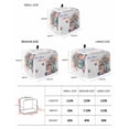 thumbnail image 3 of Fsddascl 4th of July Toaster Cover 4 Slice, Large Kitchen Appliance Covers, Independence Day Spring Floral US Flag Toaster Oven Cover with Loop, Bread Machine Cover Polyester Dust Cover Protection, 3 of 5