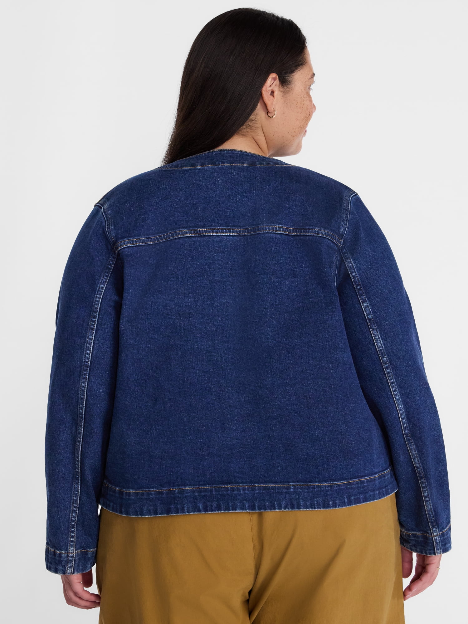 Terra and Sky Women's Plus Denim Lady Jacket, Sizes 0X-4X