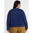 thumbnail image 3 of Terra and Sky Women's Plus Denim Lady Jacket, Sizes 0X-4X, 3 of 6