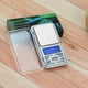 thumbnail image 1 of Báscula de cocina Brencco Precision de 500 g/0,01 g con pantalla LCD retroiluminada, función de tara de báscula digital, báscula pequeña portátil para cocina/café/viajes/medicamentos, color plateado, 1 of 4