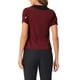 thumbnail image 3 of INSPIRAR CHIC Blusa de Oficina para Mujeres con Cuello Peter Pan en Contraste de Manga Corta XS Rojo Vino, 3 of 6