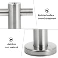 thumbnail image 6 of Stair Rail Bracket Staircase Handrail Deck Railing Indoor Stainless Steel 2 Pcs, 6 of 6