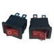 thumbnail image 3 of 30 Pcs KCD1 Boat Rocker Toggle Switch 6A/250V 10A/125V AC with Red Light Switch 4Pin on Off, 3 of 5