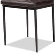 thumbnail image 4 of Baxton Studio Chaise de Salle à Manger en Faux Cuir Brun Blaise (Ensemble de 4), 4 of 5