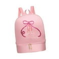 thumbnail image 5 of Milageto Ballet Dance Backpack Cute with Shoe Compartment for Jazz Latin Dance Sports Pink, 5 of 8