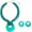 Teal-, variant on Multi Strand Statement Colorful Beaded Necklace with Big Circle Shell Pendant for Women[z1217]