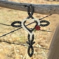 thumbnail image 4 of Homchy Atural Horsehsoe Cross with Heart Metal Wall Art Horseshoe Cross Outdoor Patio Home DecorHome Decor One Size, 4 of 4