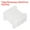 Clear, variant on Uxcell Plastic Floss Bobbins Thread Cards Cross DIY Sewing, White 100 Pack