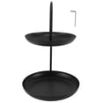 thumbnail image 2 of Round 2 Tier Iron Dessert Rack Fruit Stand for Party Wedding Birthday Home, Artistic Home Decor, Versatile Storage Solution, Double Tier Storage Design, Organize Snacks in Style, 2 of 8