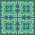 thumbnail image 1 of Ahgly Company Machine Washable Indoor Square Transitional Steel Blue Area Rugs, 7' Square, 1 of 7