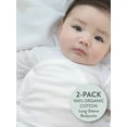 thumbnail image 3 of Honest Baby Clothing Baby Boy or Girl Gender Neutral Organic Cotton Long Sleeve Bodysuit and Side Snap Long Sleeve Bodysuit, 2 Piece (Preemie-9 Months), 3 of 8