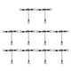 thumbnail image 3 of Conector de pesca giratorio con forma de T y cuentas luminosas de acero inoxidable 2 × 3, 3 of 6