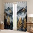 thumbnail image 2 of Homewish Moutain Jungle Curtains Pack of 2 (42x84 Each) for Female Men Adults,Botanical Plants Curtains Blackout,Smoky Woodland Bedroom Curtains,Super Cozy Room Decor, 2 of 6