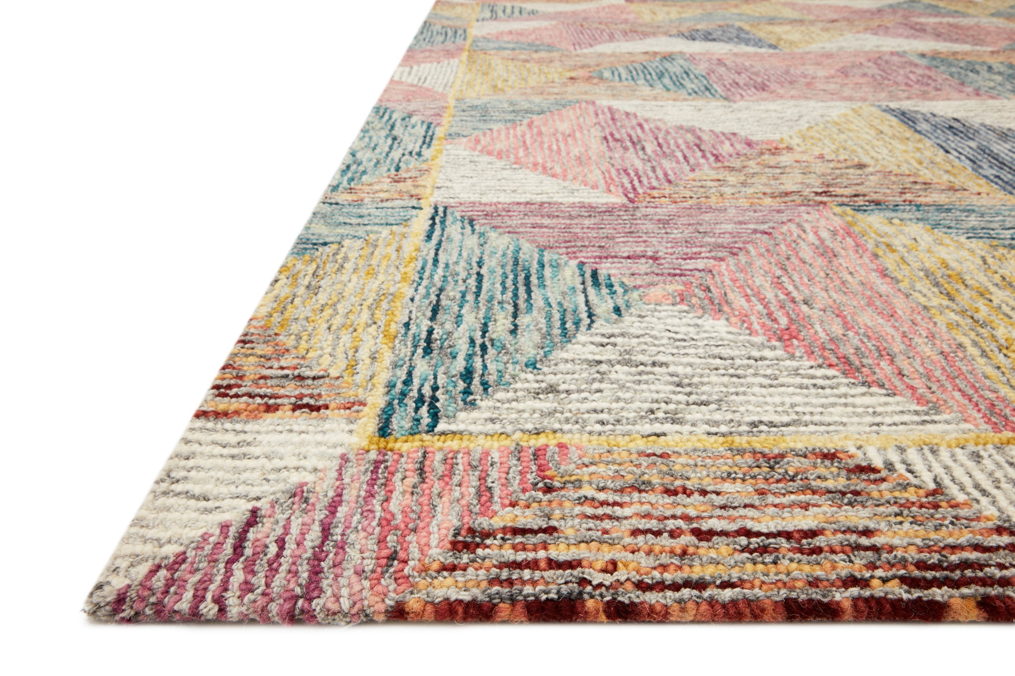 Loloi Spectrum Geometric Silver / Fiesta Area Rug