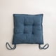 thumbnail image 1 of Nvzi Cojín de asiento para jardín, patio, hogar, cocina, oficina, grueso y cómodo, azul, 45 x 45 cm, 1 of 5