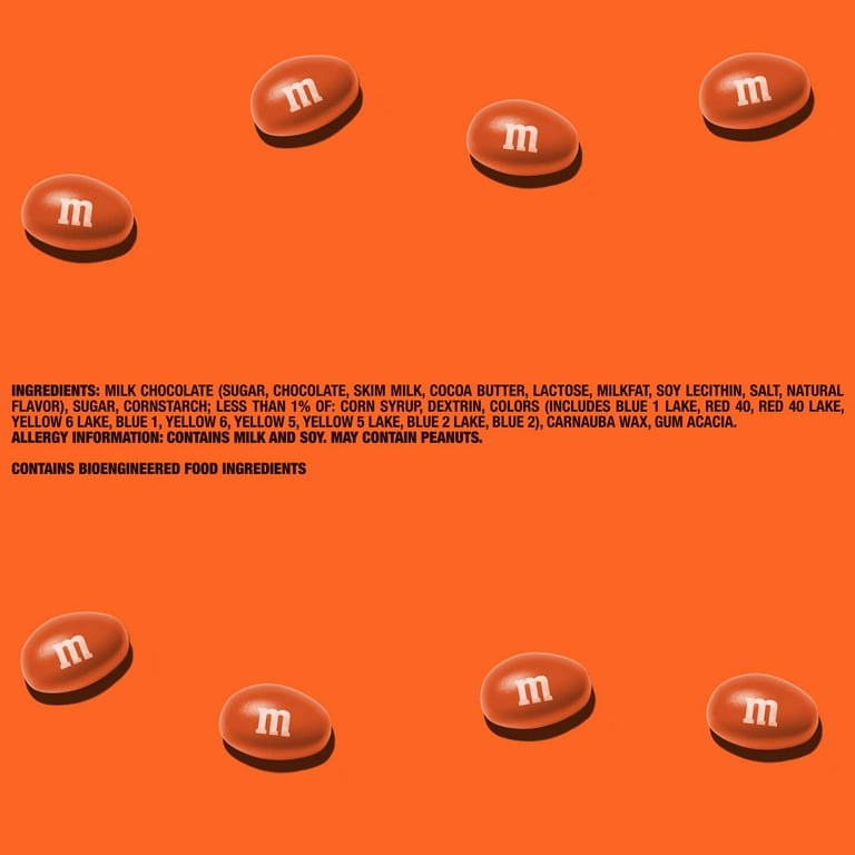 M&M'S Peanut Orange Candy, 2lb Resealable Bulk Bag - Walmart.com