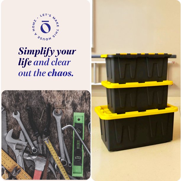 Homz 27G Tough Containers (2) | Storage trunks - Walmart Business