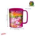 thumbnail image 2 of 3D LiveLife Drinking Cup Flamingo Lingo – 10fl oz Safari Lenticular Kids Cup by Michael Searle, 2 of 4