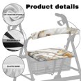 thumbnail image 5 of HELLHERO Golden Vein Marble Veining Walker Seat Cover Removable and Washable for Seniors Easy Fit Walker Seat Covers for Elderly Adults, 5 of 7