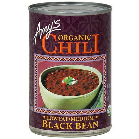 Amy's Kitchen Organic Black Bean Chili, 14.7 oz (Pack of