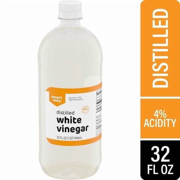 SMW White Distilled Vinegar Multi-purpose for Cooking and Cleaning, 32 fl oz