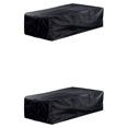thumbnail image 3 of Ruiboury Table Cover Outdoor Billiards Table Dust And Dirt Black Durable Polyester black 2Set, 3 of 6