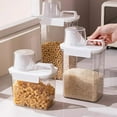 thumbnail image 5 of Clear Airtight Food Storage Containers Airtight Large Dry Food Storage Containers With Pouring Spout For Flour And Cereal Food Storage, 5 of 6