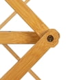 thumbnail image 6 of Household Essentials Bamboo Folding Clothes Drying Rack, Upscale Laundry Rack with 14 Coated Metal Dowels, Environmentally Friendly, Stable Frame, 6 of 9