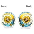 3PCS DIY Diamond Ornaments, Diamond Art Painting Sunflower Creative