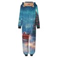 thumbnail image 5 of SwiftWear Onesie Christmas Family Matching Pajamas Adult Couples Women PJs Hooded Novelty One-Piece Sleepwear, 5 of 6