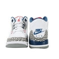 thumbnail image 6 of Air Jordan 3 Retro OG BG Big Kid's Shoes White/Fire Red/True Blue 854261-106, 6 of 6