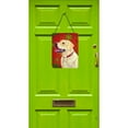 thumbnail image 2 of Carolines Treasures LH9338DS1216 Labrador Red and Green Snowflakes Holiday Christmas Wall or Door Hanging Prints 12WX16H, 2 of 2