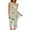 Green, variant on Tnhcen Stylish Printed Pajama Set for Women Sleeveless Crew Neck Top & Capri Pants Casual Home Wear Trendy Design S-2XL