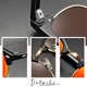 thumbnail image 5 of Gafas de sol Joopin Trendy Club Masters con efecto espejo rojo polarizado, 5 of 6