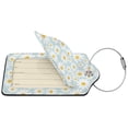thumbnail image 2 of Cauagu Daisies Flowers Print Luggage Tags,Leather Luggage Tags for Suitcases Personalized Travel Tag Privacy Protection Bag Tags Travel Essentials-4 PCS, 2 of 5