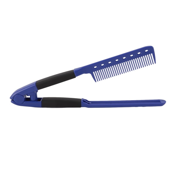 Peine Alisador De Pelo En Forma De V, Peine Alisador De Peluquería Frizzy Contol Antiestático Resistente Al Calor Peluquería De Dientes Anchos Para El Hogar