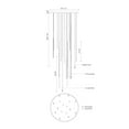 thumbnail image 2 of MP14932-WH-Kuzco Lighting-Chute - 195W LED Pendant-39.38 Inches Tall and 31.5 Inches Wide-White Finish, 2 of 5