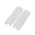 thumbnail image 2 of 2 Toe Flip Flop Socks Men Funny Two Finger Socks for Street Backpacking Home gray, 2 of 9