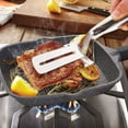 thumbnail image 4 of Stainless Steel Double-Sided Shovel Clip, Stainless Steel Spatula Kitchen Tongs,Grill Clamp Flipping Spat, 4 of 6