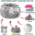 thumbnail image 4 of Lazy Sofa Bean Bag Artificial Fur Bean Bag(bean Bags Only), 4 of 5