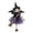 Purple, variant on Halloween Home Decoration Witch Doll Decoration Hanging Witch Decoration Hanging Props Party Decoration Easter Hanging Eggs Clear Wall Hanging Vase Garland for Chandelier Glass Christmas Wall Paper