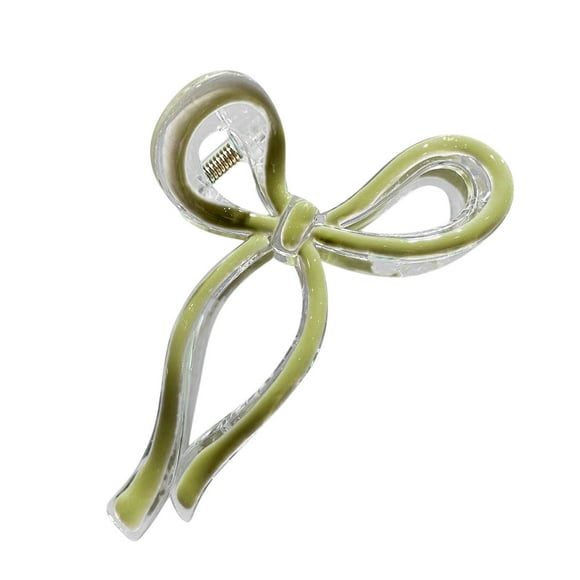yelldesk Bow Hair Claw Clips, Black Bow Hair Claw Clip for Women Girls, Nonslip Big Bows Hair Claws Barrette for Thick Thin Hair, Hair Bows Claw Clip for Women, Bow Clips
