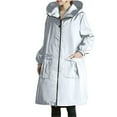 thumbnail image 2 of Pyhlmscde Women's Thin Work Rainproof And Windproof Coat, Jackets for Women, Women Fall Clothes, Winter Clothing for Women, 2 of 6